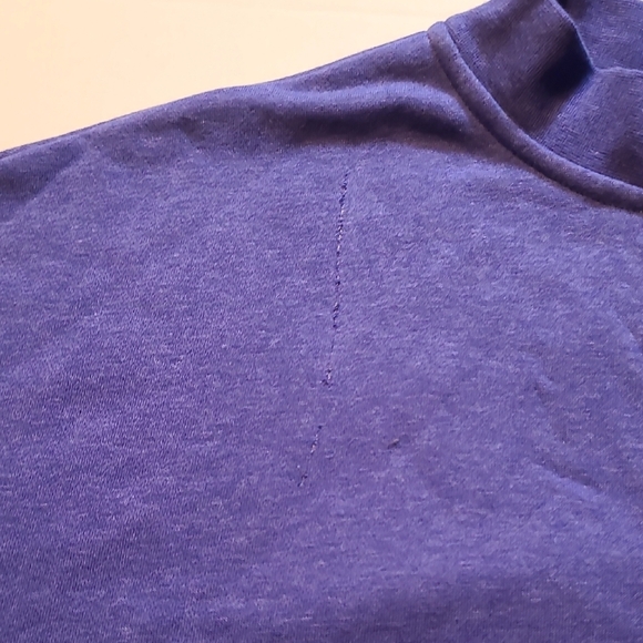 Nike Royal Blue Full-Zip Jacket Womens Small Cowl Neck Pockets Large NWT - Picture 7 of 9